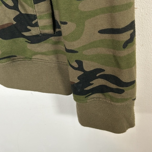 Univibe Military Army Camo Women’s Size XL Green & Black Zip Up Jacket Blazer - Picture 8 of 14